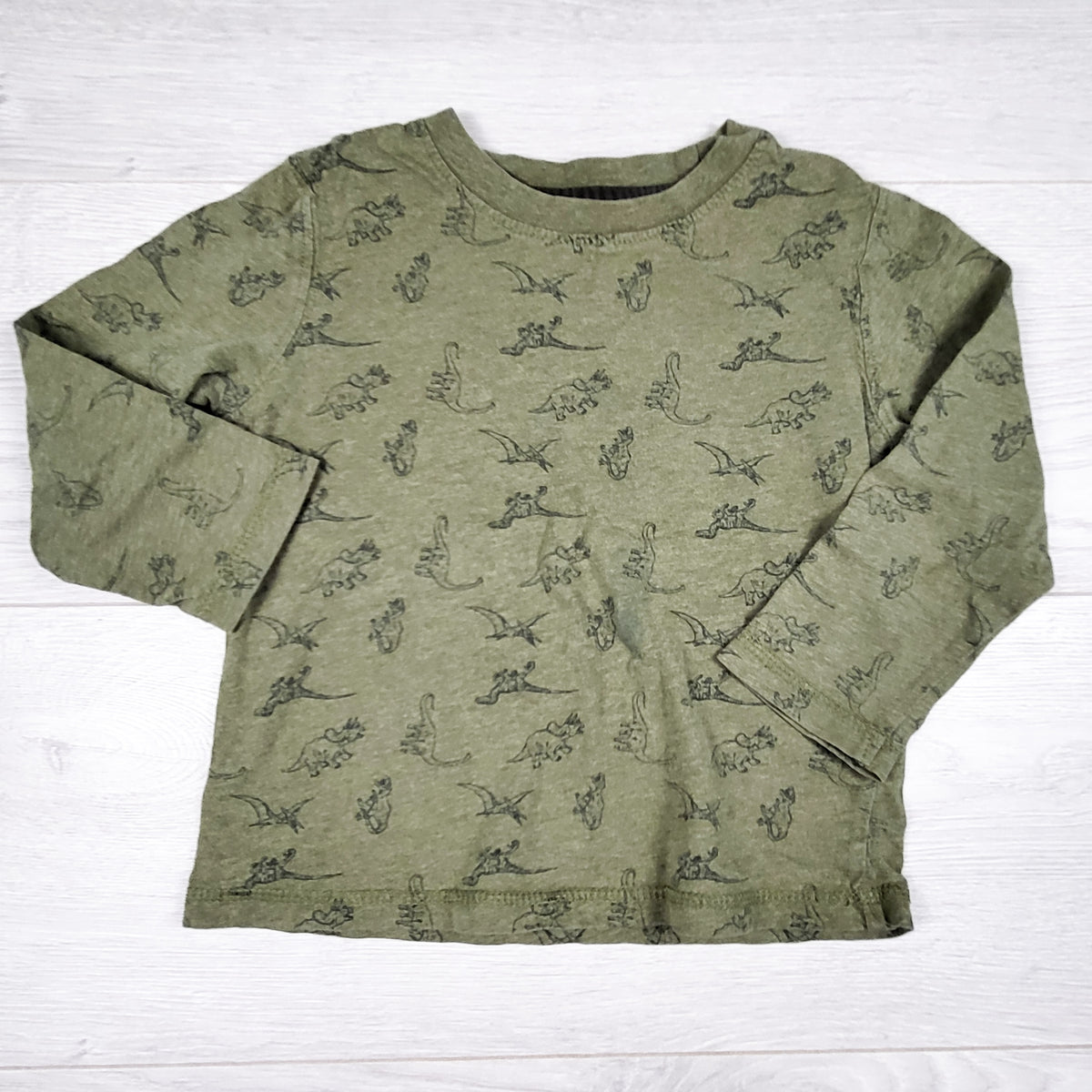 George green long sleeve top with dinosaurs. Size 4T