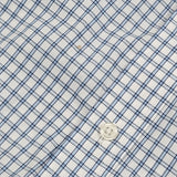 Lauren by Ralph Lauren white and blue checked button down shirt - Size 12 - AS IS