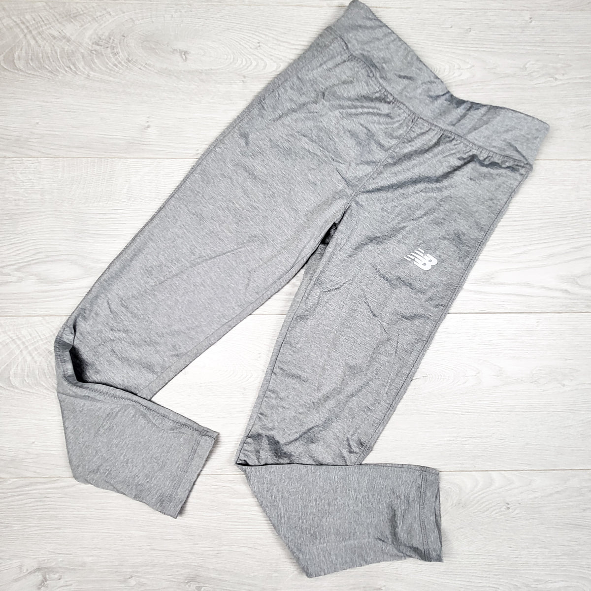 New Balance Grey Performance Active Leggings - Size 10/12