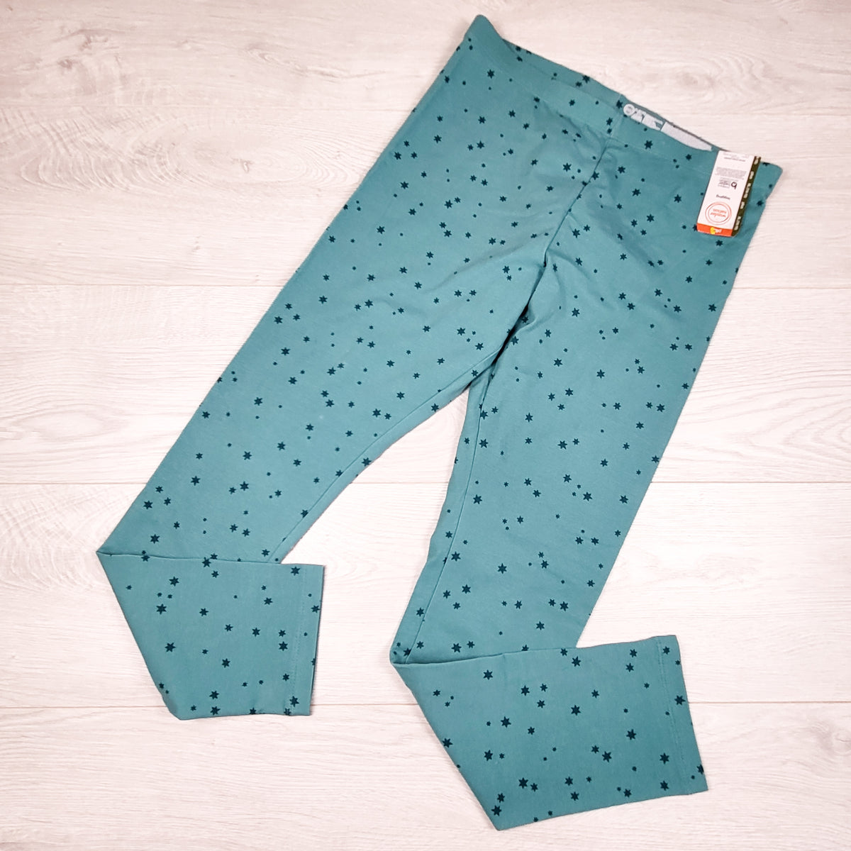 NEW - Wonder Nation teal star print legginsg - Size 14/16