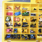 Vintage Micro Machines Galoob 48-Car Yellow Display Case Set with 42 vehicles - Lot #2