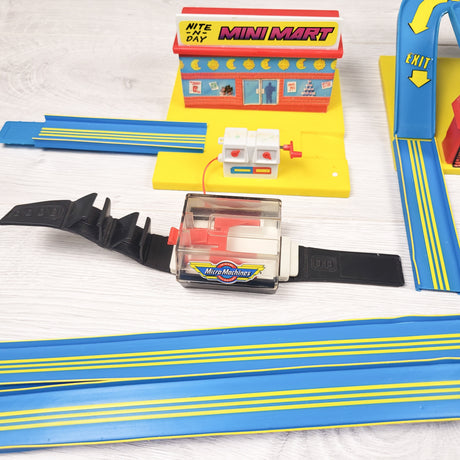Vintage Micro Machines Playset, Track, and Vehicle Bundle