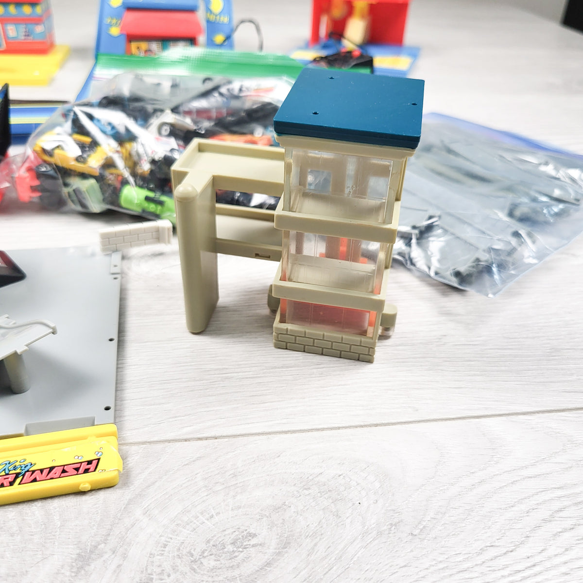 Vintage Micro Machines Playset, Track, and Vehicle Bundle