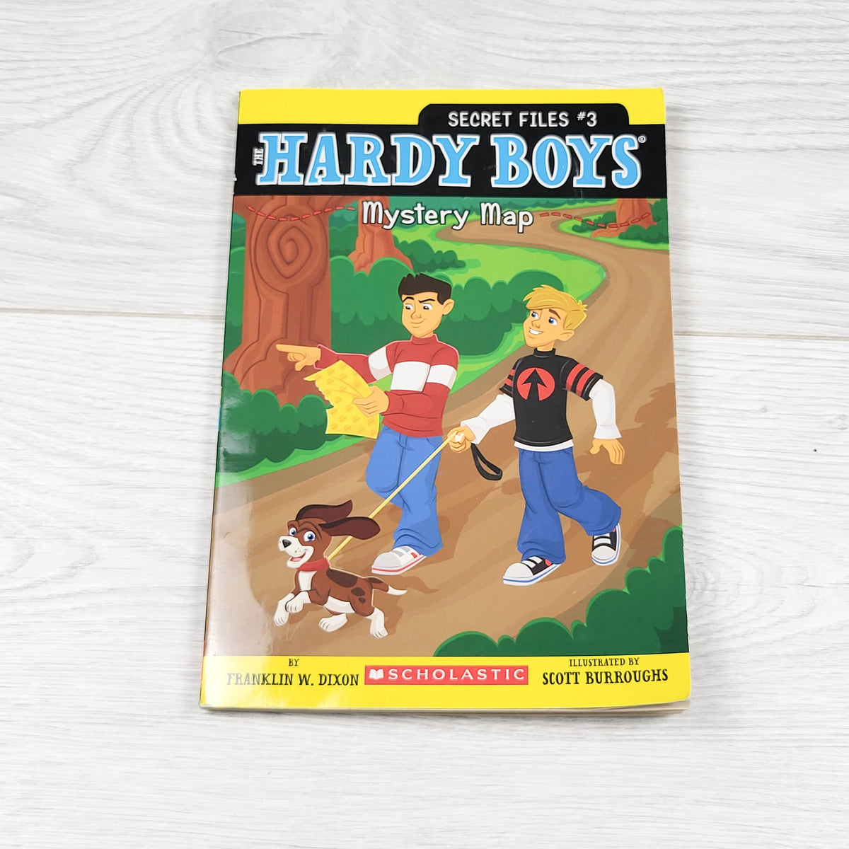 The Hardy Boys: Mystery Map. Soft cover chapter book
