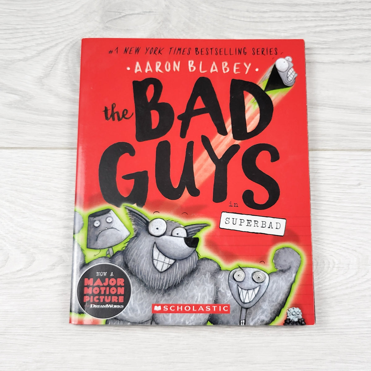 The Bad Guys in Superbad. Soft cover book