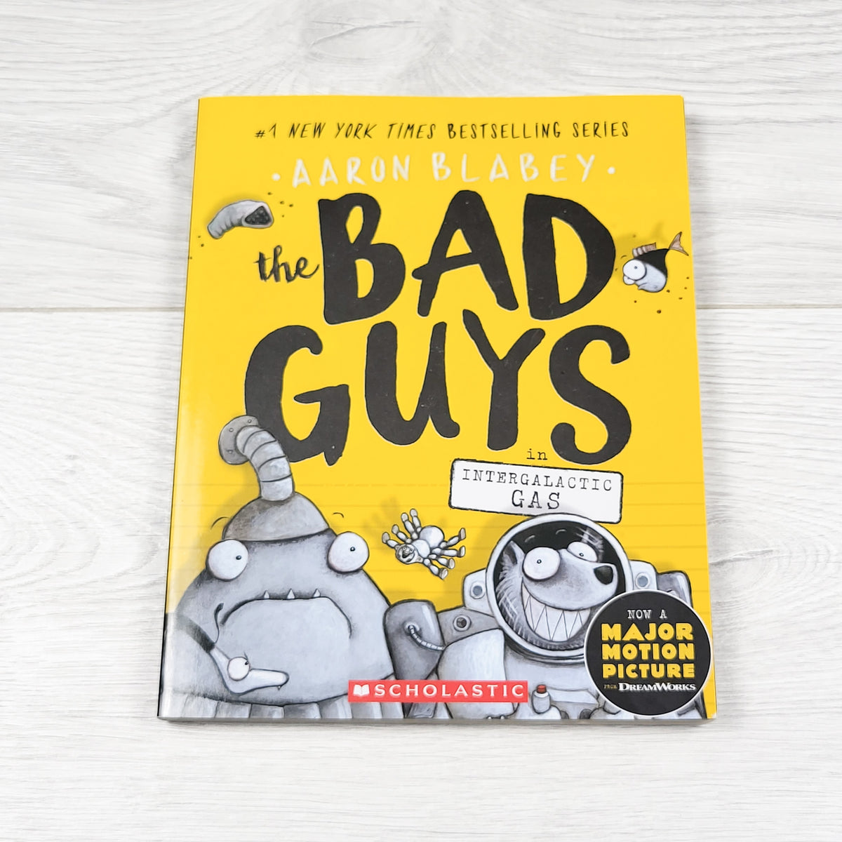 The Bad Guy in Intergalactic Gas. Soft cover book