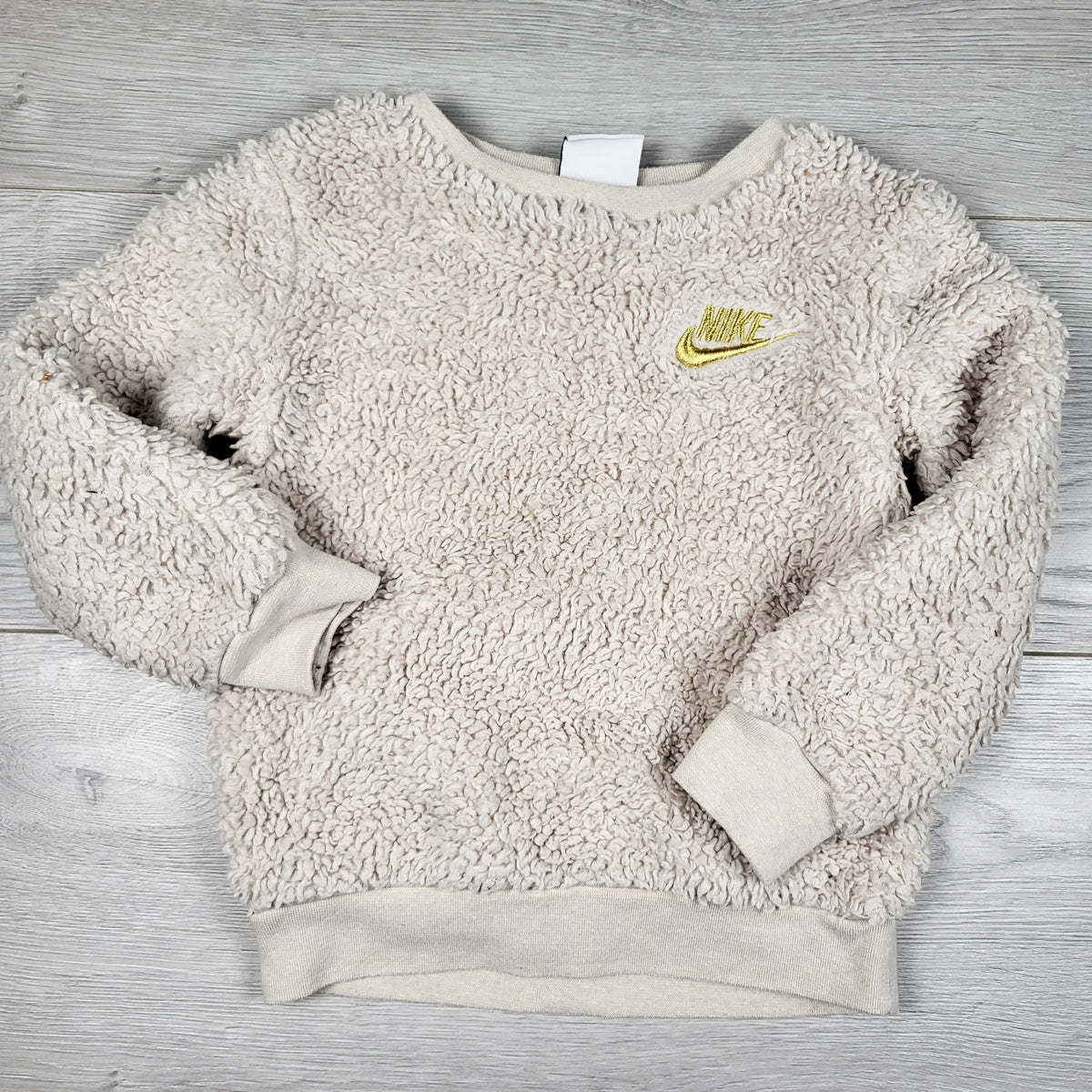 Nike beige sherpa sweatshirt - Size 2T