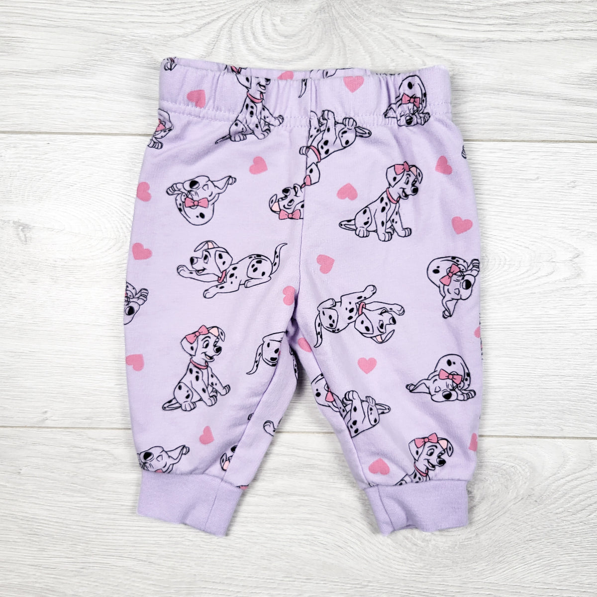 Disney Baby purple 101 Dalmatians pants - Size 3 months
