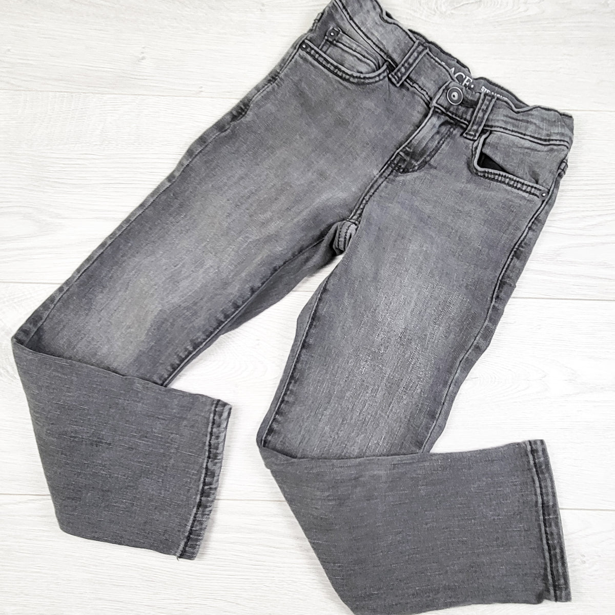 Children's Place grey straight leg jeans - Size 6