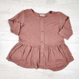 Jax and Lennon bamboo peplum top - Size 3/4T - AS IS