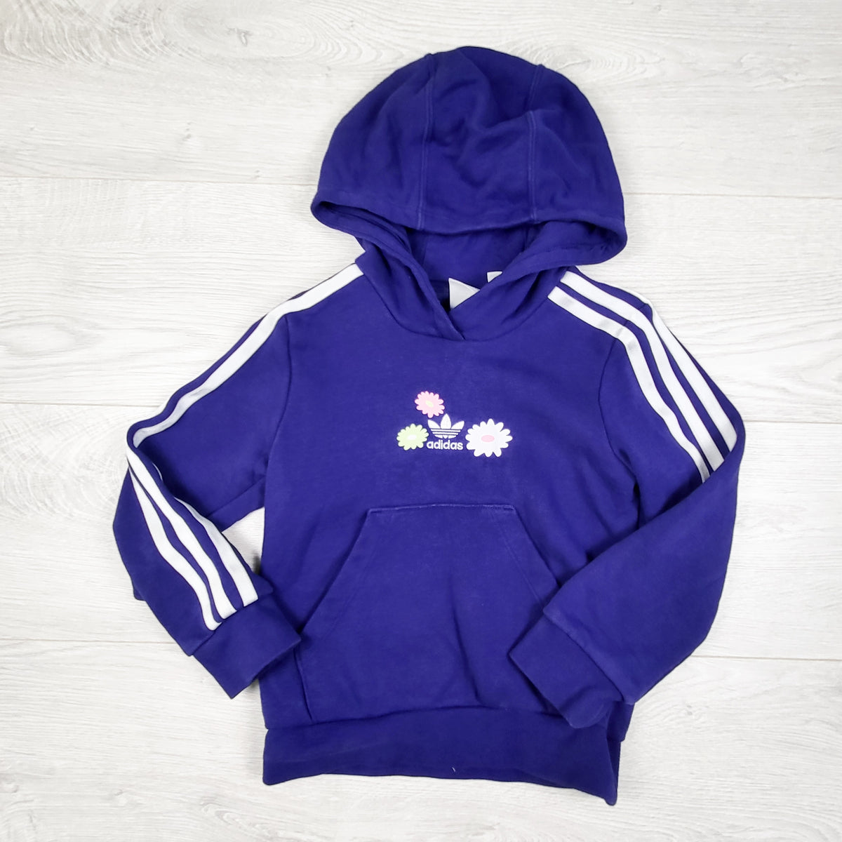 Adidas purple pullover hoodie - Size 6