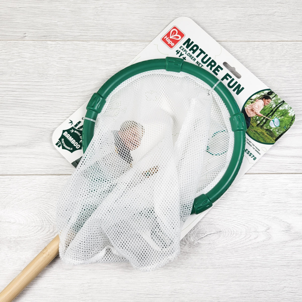 NEW - Hape Nature Fun Butterfly Net (sorry, no shipping)