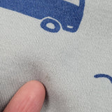 Parade Organics blue 2pc organic cotton PJs with vans - Size 2T - AS IS
