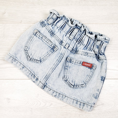 Seed Heritage paper bag denim skirt - Size 2T