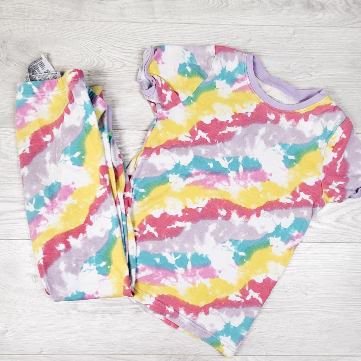 Kirkland tie dye 2pc PJs - Size 7