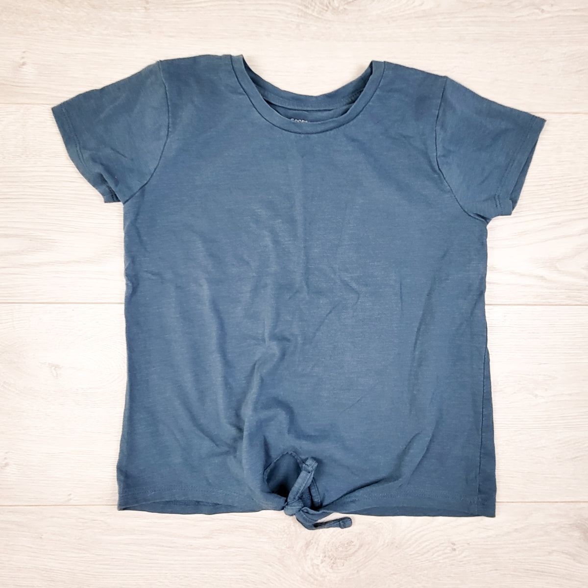 George teal knotted t-shirt - Size 7/8