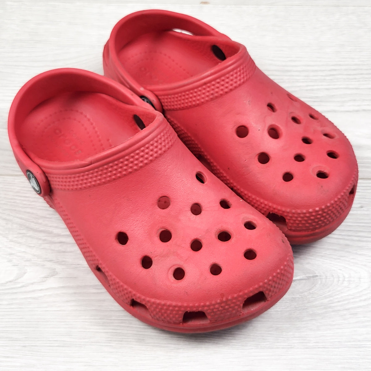 Red genuine Crocs - Size 13
