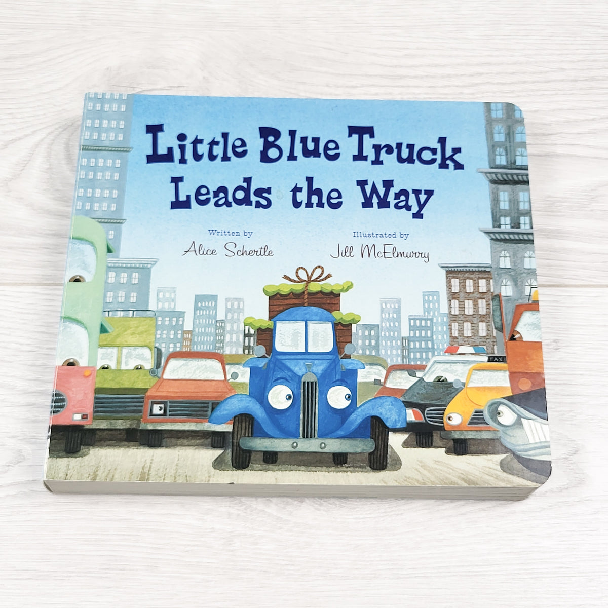 Little Blue Truck Leads the Way - board book (sorry, no shipping)