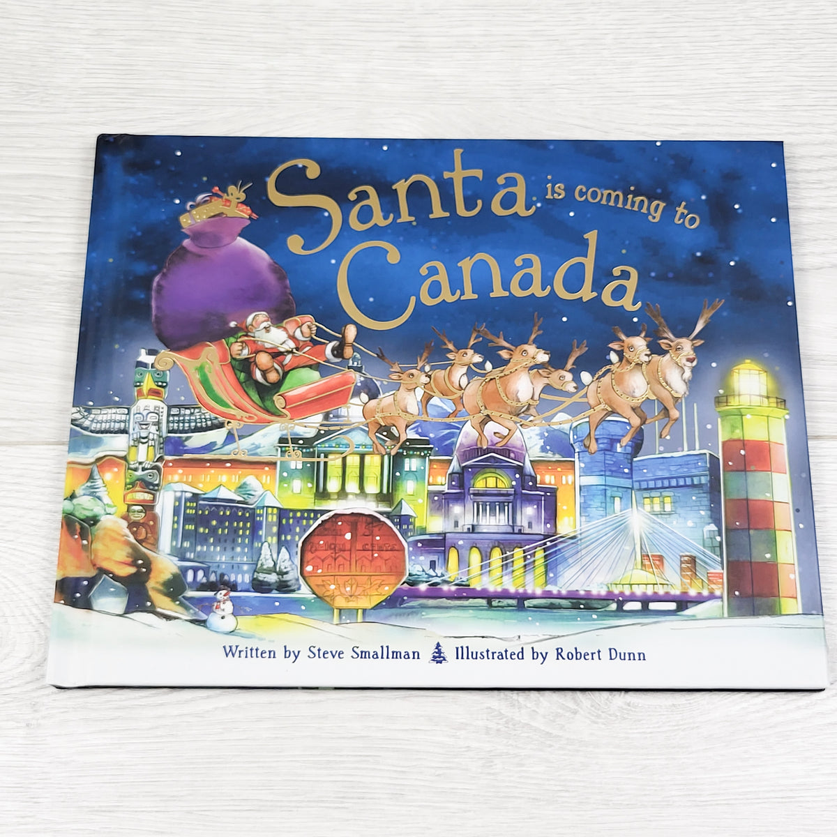 Santa is Coming to Canada - hardcover book
