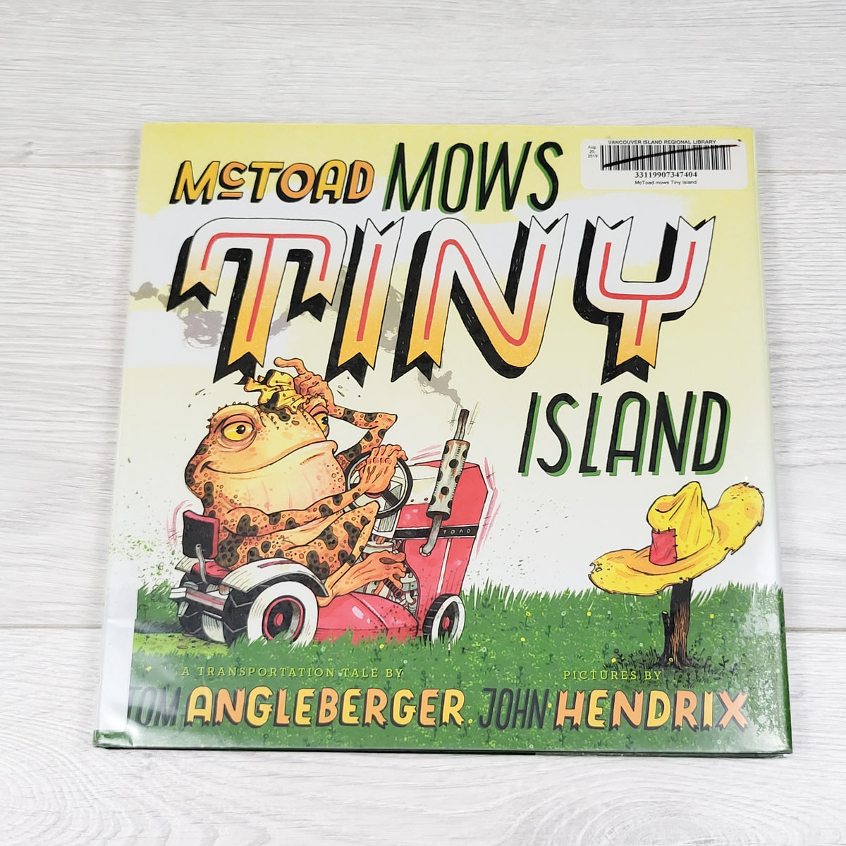 McToad Mows Tiny Island - hardcover book
