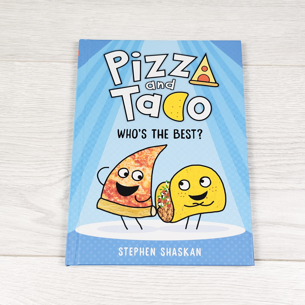 Pizza and Taco: Who's the Best - hardcover graphic novel