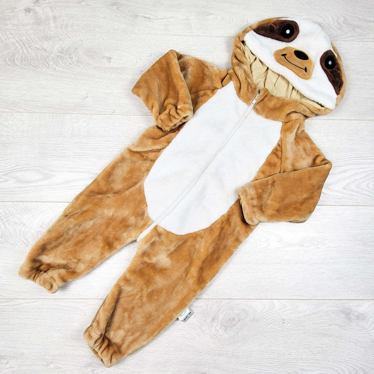Plush one piece sloth costume - Size 6 to 9 months