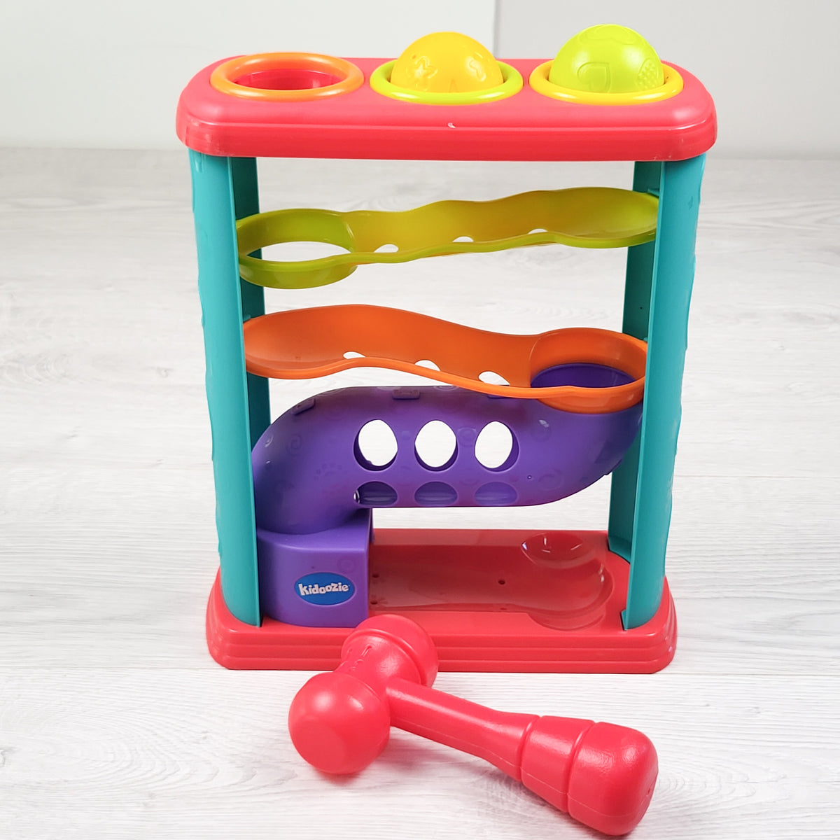 Kidoozie Pound-A-Ball Tower (missing one ball) - sorry, no shipping