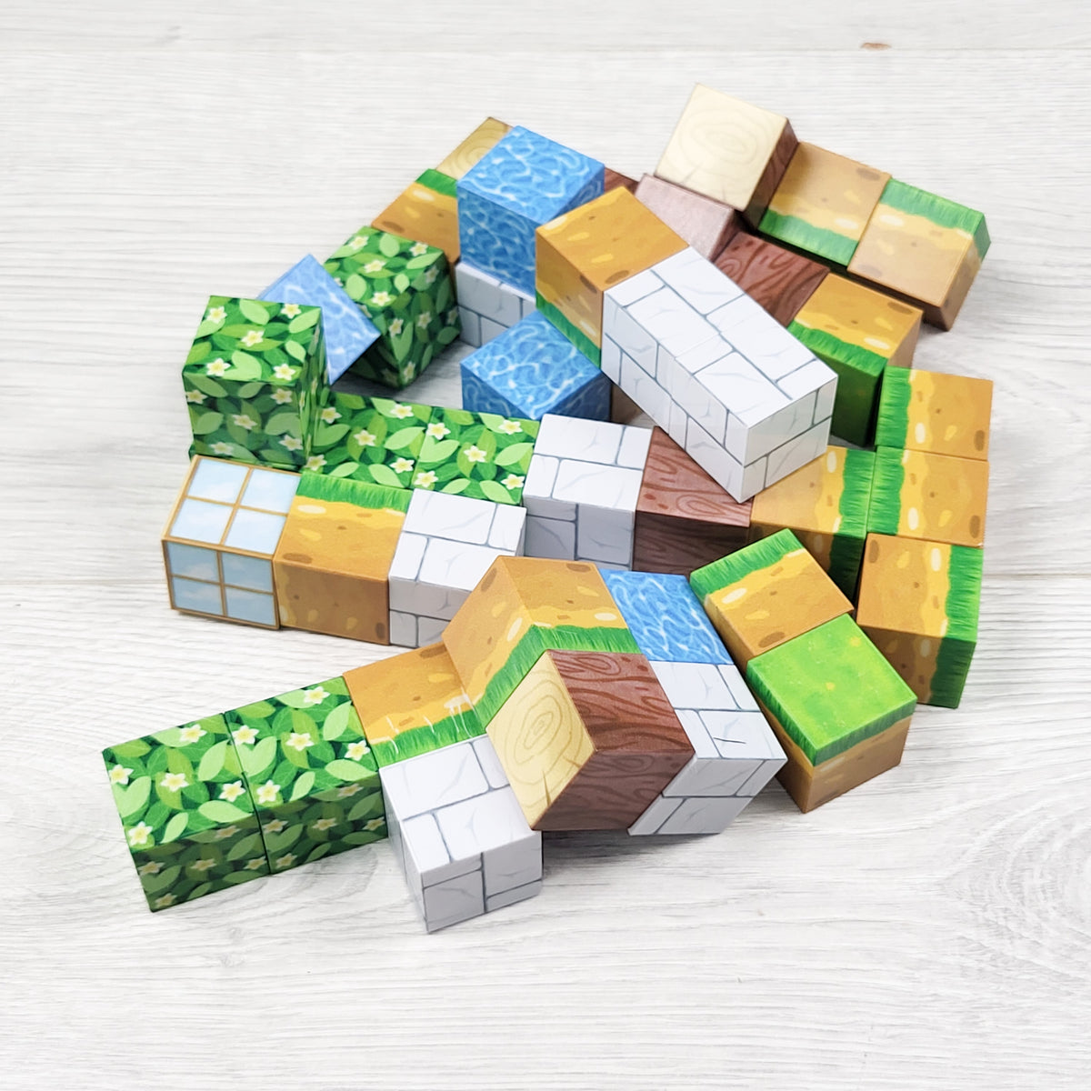 Minecraft-Inspired Magnetic Building Cubes