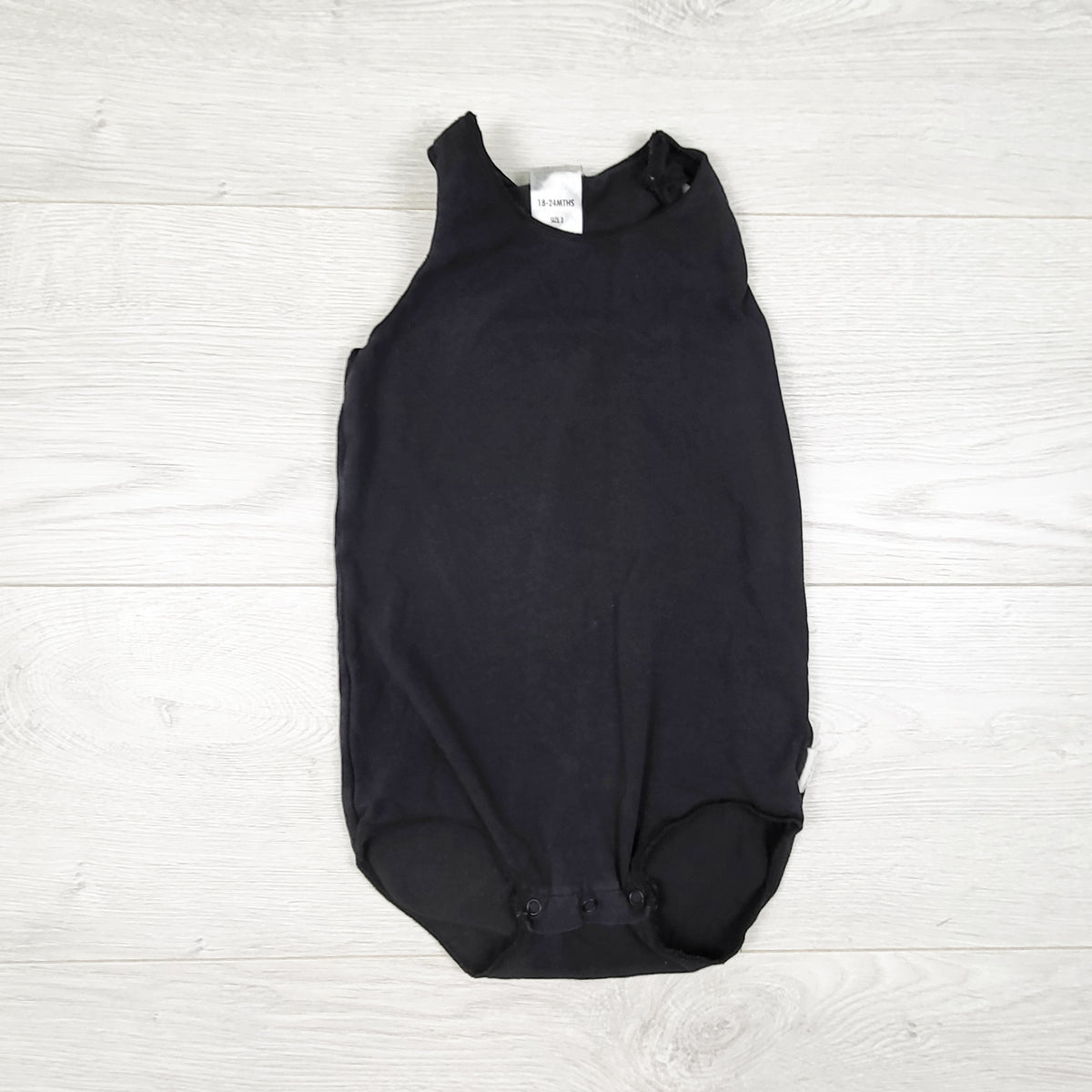 Bonds black tank style bodysuit - Size 18 to 24 months