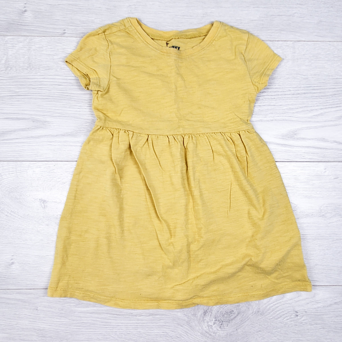 Old Navy yellow short sleeve dress - Size 18 to 24 months