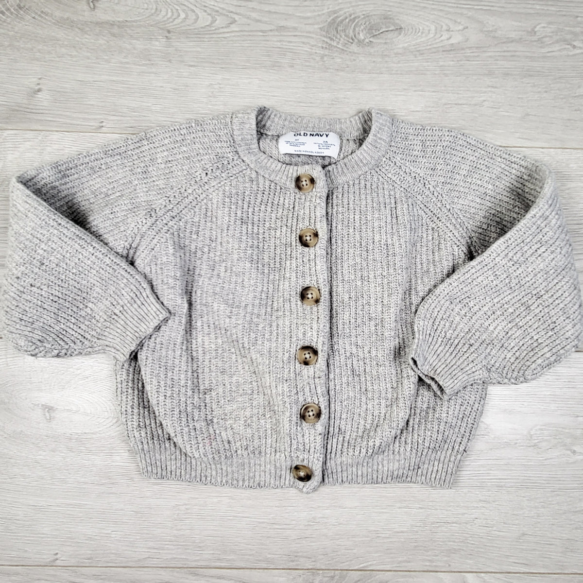 Old Navy grey cardigan sweater - Size 3T