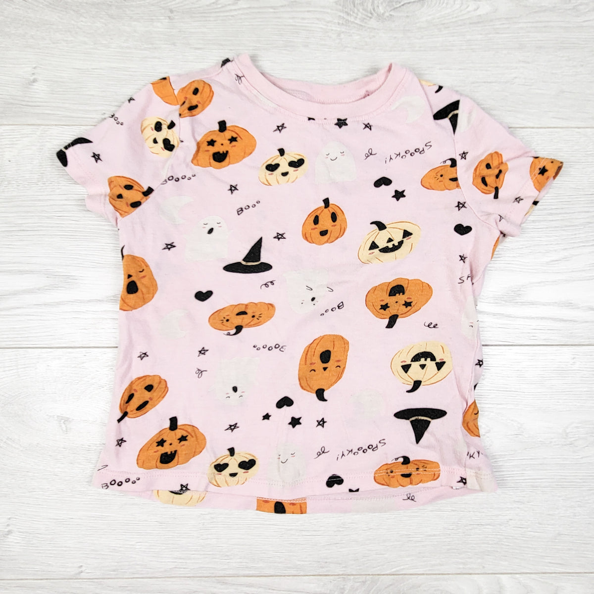 Old Navy pink Halloween print t-shirt - Size 5T