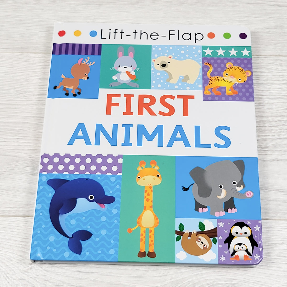 Lift the Flap: First Animals - large board book