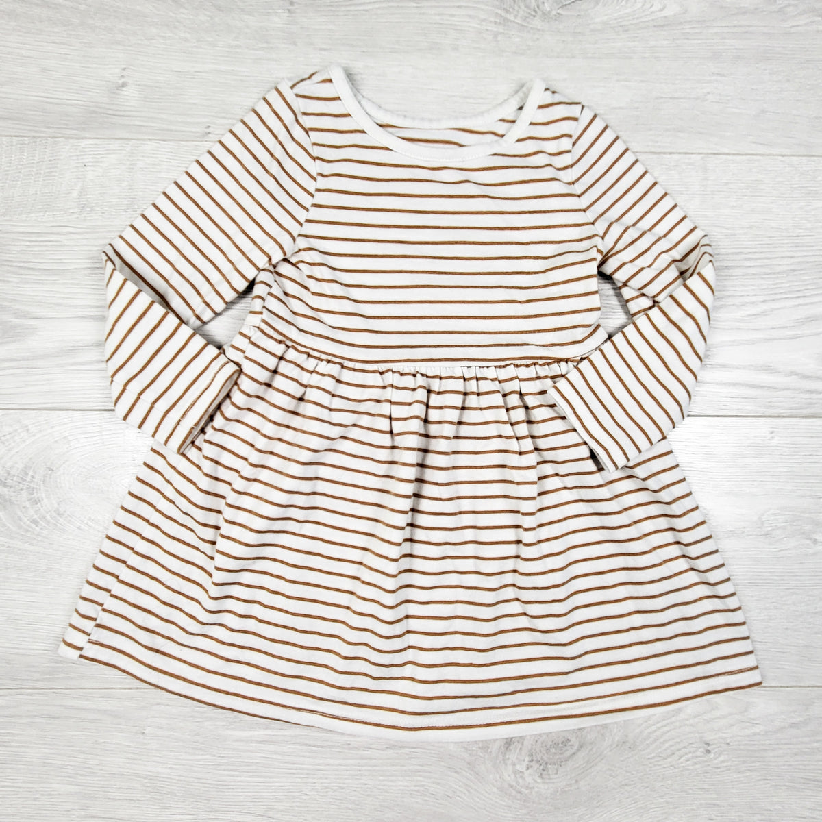 Cat and Jack white striped cotton dress - Size 2T