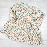 Joe Fresh beige butterfly print corduroy dress - Size 18 to 24 months