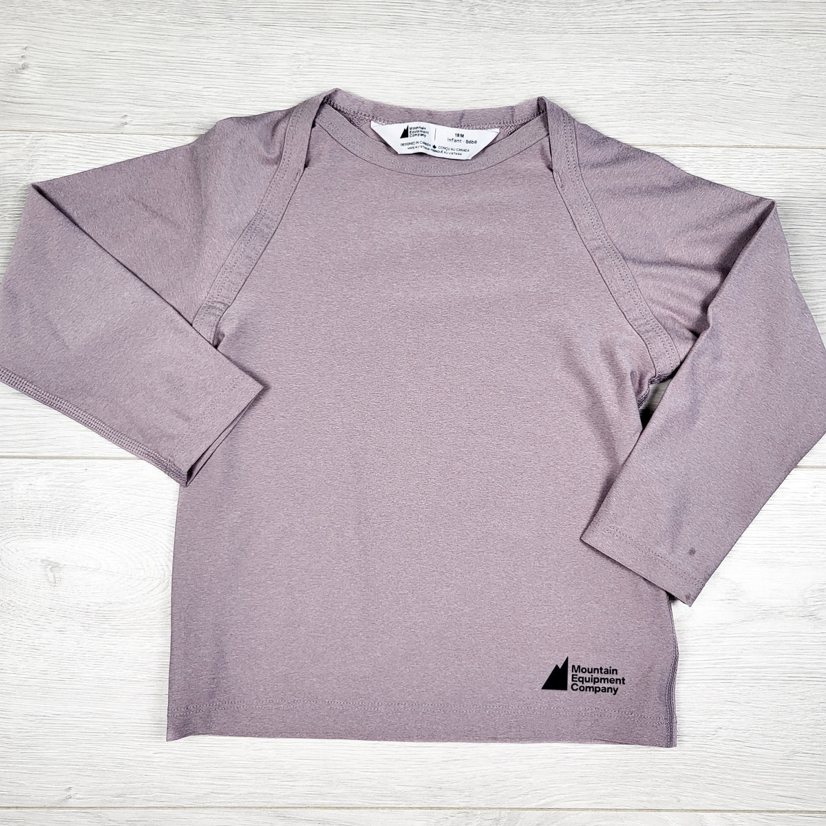MEC purple base layer top - Size 18 months - AS IS