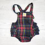 Harajuku Mini Plaid Ruffle Romper - Size 18 months