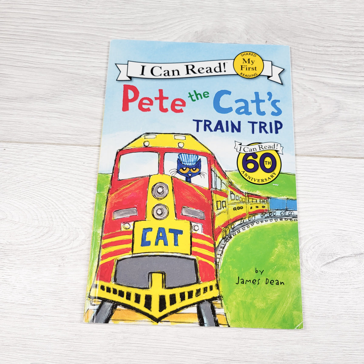 Pete the Cat's Train Trip - soft cover early reader book