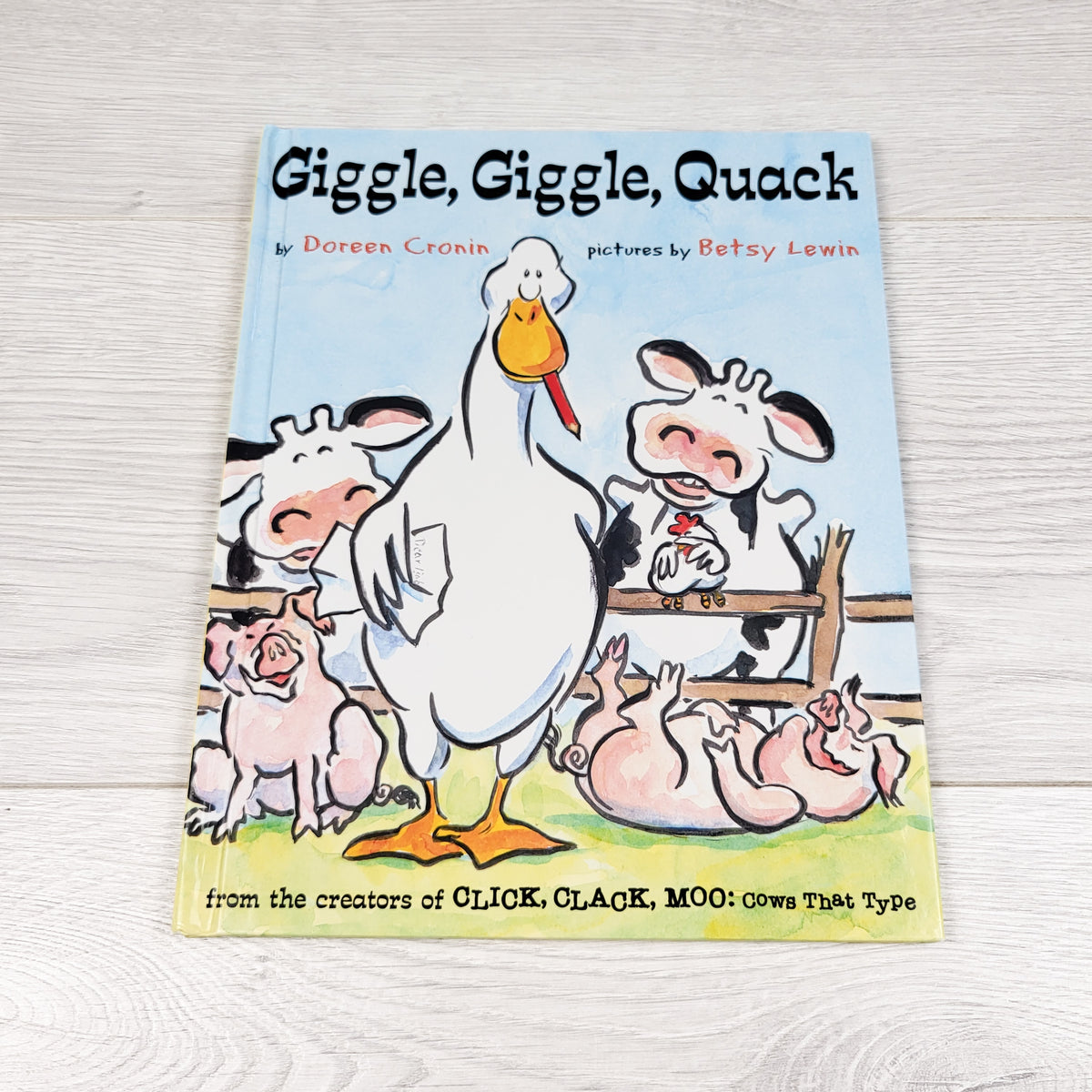 Giggle, Giggle, Quack - hardcover book