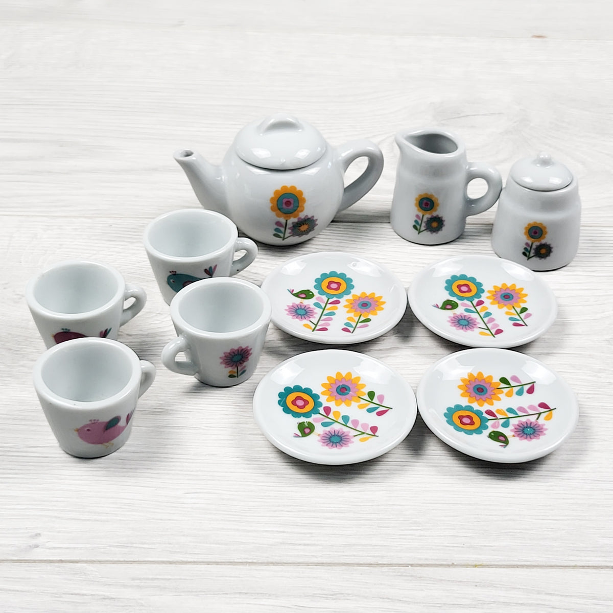 Ikea DUKTIG 10-Piece Miniature Porcelain Tea Set (sorry, no shipping)
