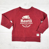 Roots red crewneck sweatshirt - Size 18-24 months - AS IS