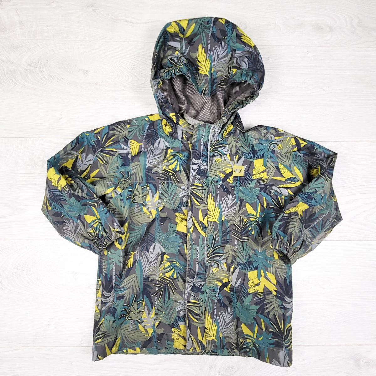 MEC tropical print Aquanator rain jacket - Size 24 months