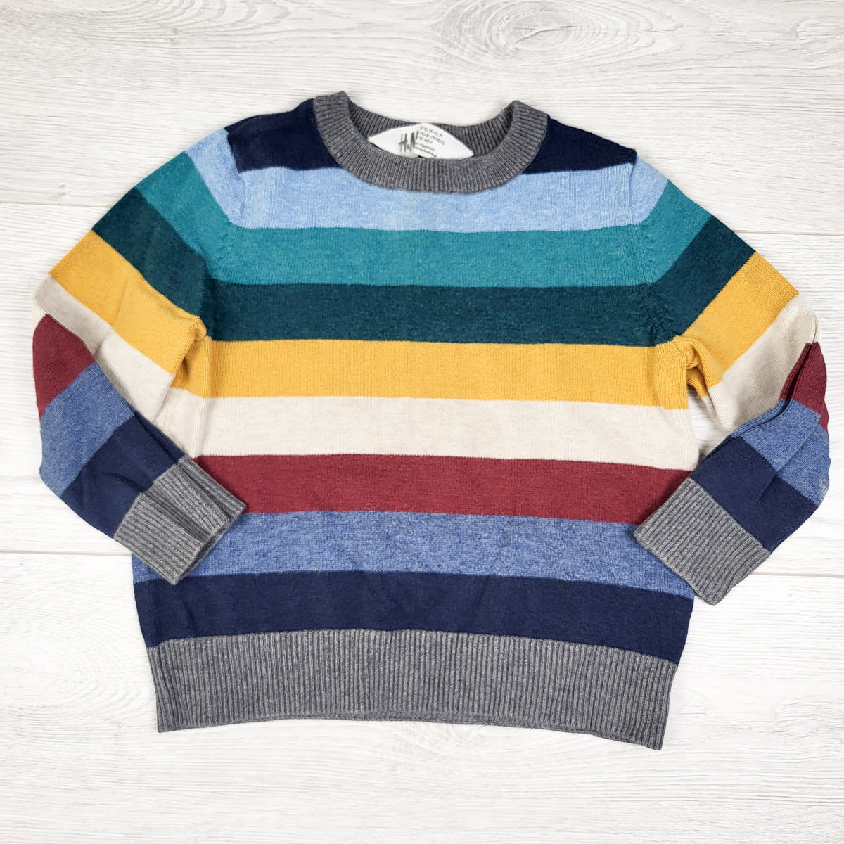 H and M multi-striped sweater - Size 18 to 24 months