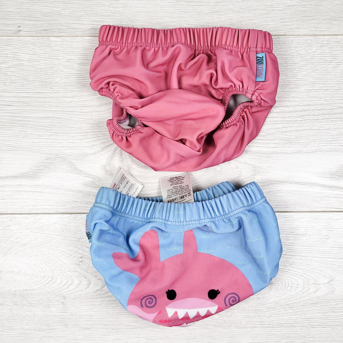 Zoochini 2pcs reusable swim diapers - Size 12 to 24 months