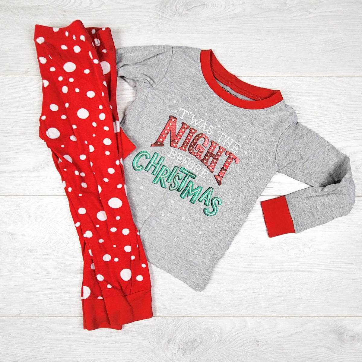 Little Blue House 2pc "T'was the Night Before Christmas" PJs - Size 2T