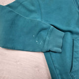 Carhartt teal zip up hoodie - Size 10 - AS IS