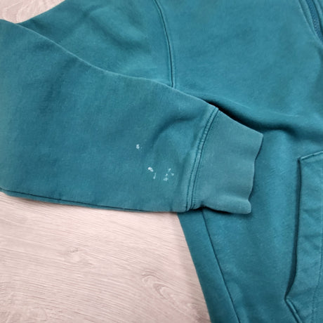 Carhartt teal zip up hoodie - Size 10 - AS IS