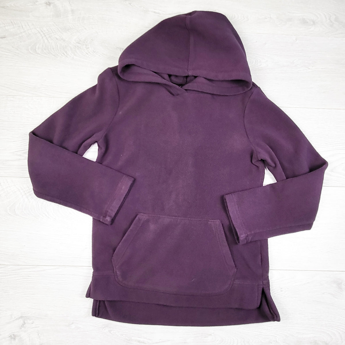 George purple pullover fleece hoodie - Size 10/12