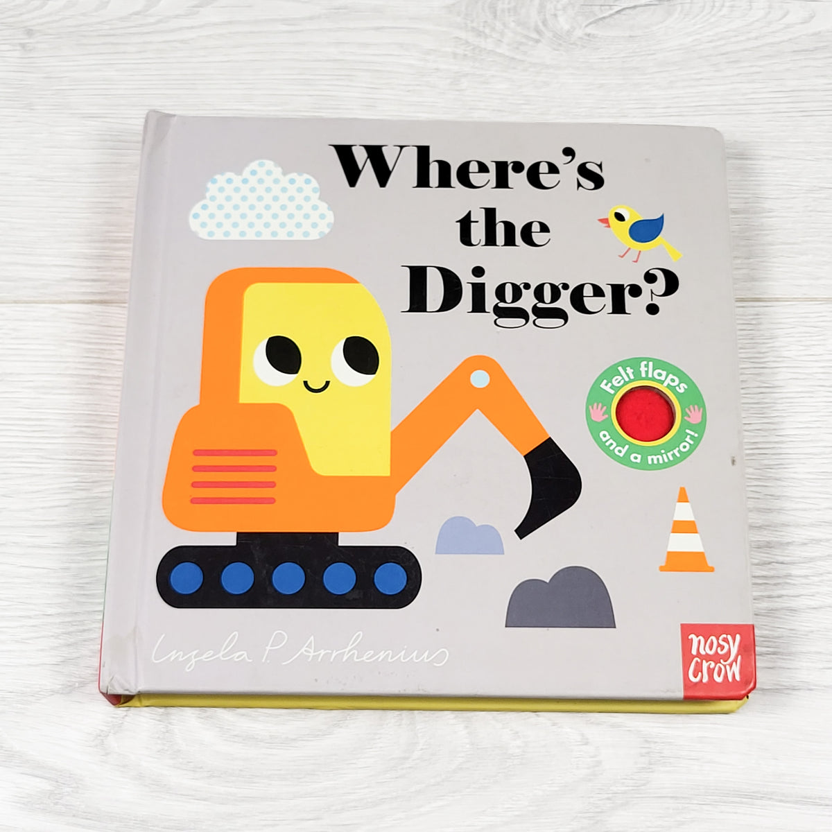 Where's the Digger? - touch and feel board book
