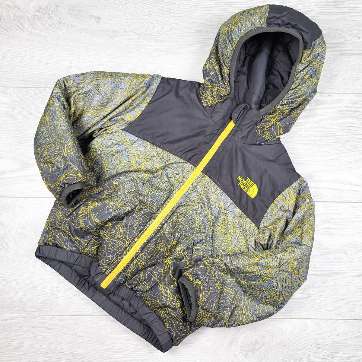 The North Face Reversible "True Or False" Hooded Winter Jacket - Size 2T